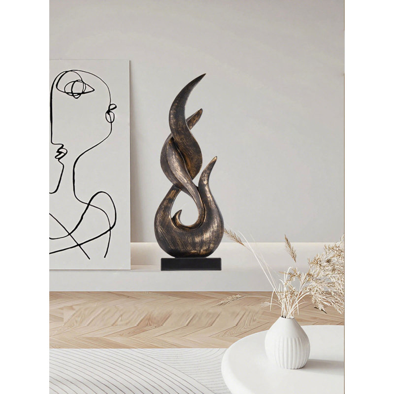 Article décoratif en résine Wabi-Sabi