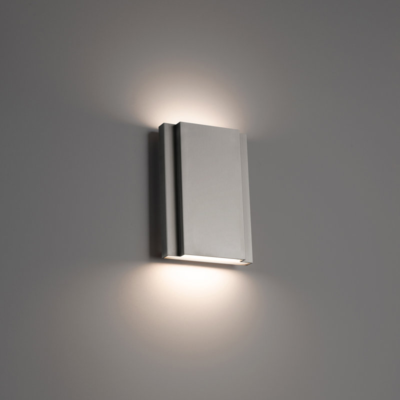 Layne 5.25" LED Wall Sconce 3-CCT 2700K-3000K-3500K, Brushed Nickel, 3000K