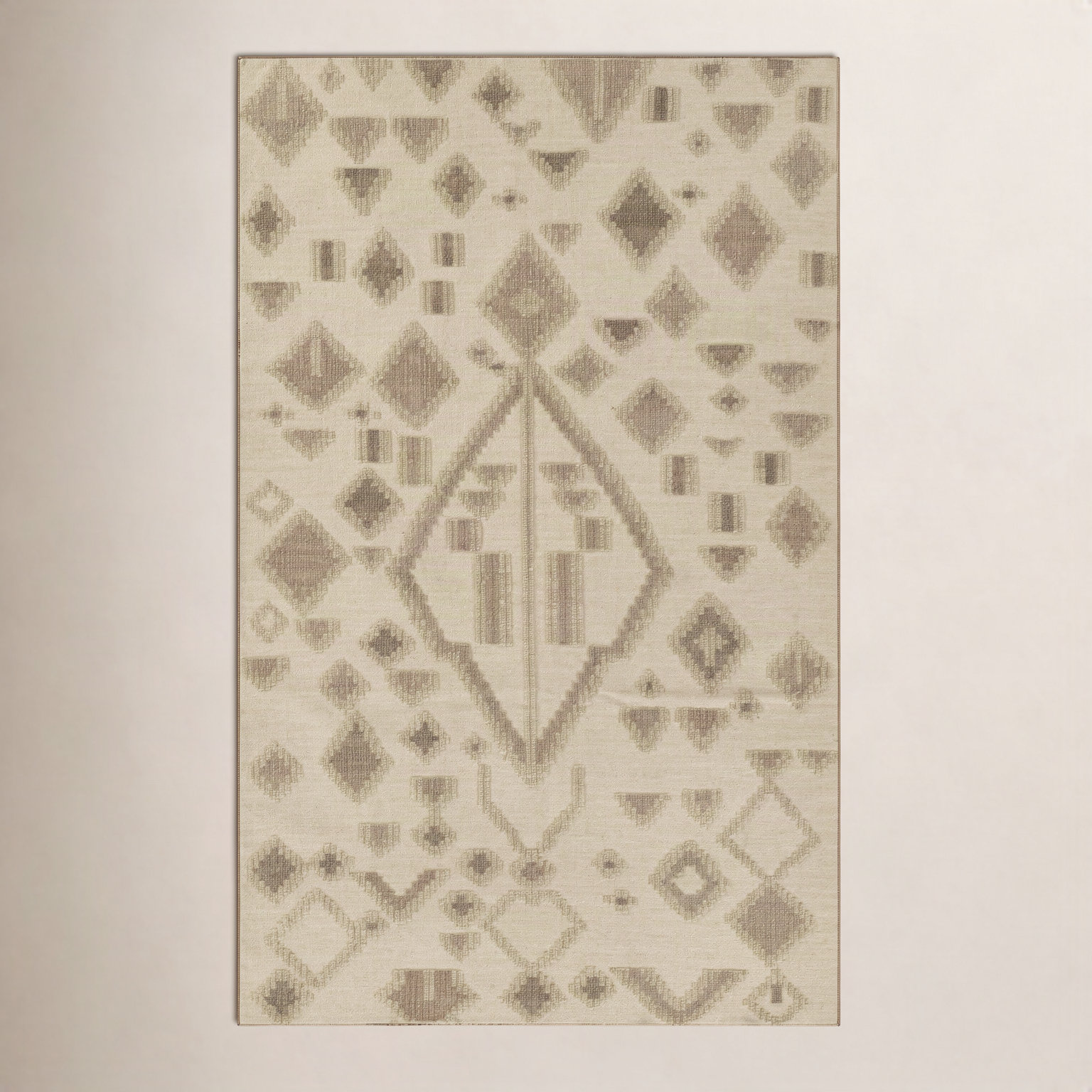Arlan Natural Hand-Woven Geometric Rug, Rectangle 9' X 12'