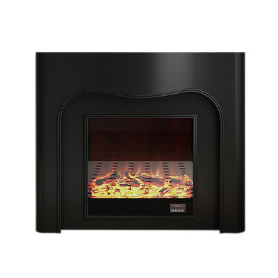 French retro-style simulated fire wall-mounted decorative electric fireplace