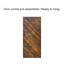 Panelled Wood and Metal Painted Barn Door with Installation Hardware Kit-56089430-58704927