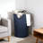 Blue,2Pcs,Foldable Laundry Hamper With Handles, Water-Resistant Oxford Fabric Collapsible Storage Basket For Clothes And Garments,Waterproof, Moisture-Proof, Stain-Resistant And Easy To Clean