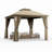 10x12 FT Outdoor Patio Gazebo, Heavy Duty Gazebos, Soft Top Gazebo with Metal Frame, Arched Roof Canopy, Mosquito Nets & Privacy Enclosures