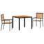3 Piece Garden Dining Set Acacia-442601676