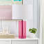 Lampe de table en verre rose Hoekstra-938447268