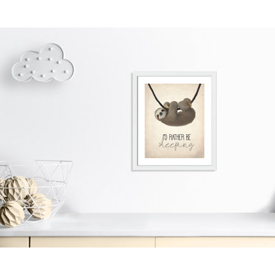 «Sleeping», art encadré