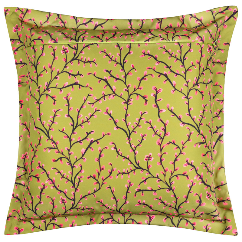 Tiger Dream Indoor / Outdoor Floral Square Cushion