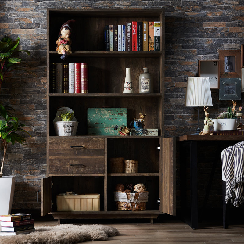 Byrne 178cm H x 97cm W Standard Bookcase