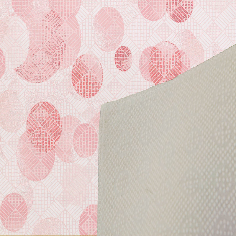 Tapis rose en polyester tissé à la machine Dayvonne, Rectangle 2 pi 7 po x 3 pi 11 po