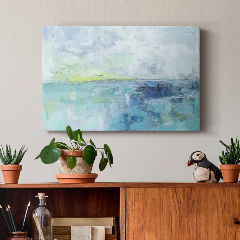 Paysage abstrait, série IV, H 18 po x l 27 po