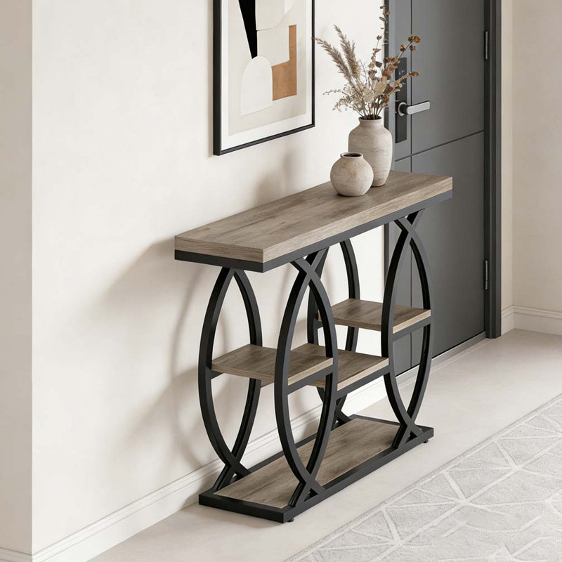 Table d'entrée classique, console pratique, Gris