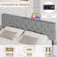 Structure de lit plateforme tapissier avec ports USB-91739432-91739435