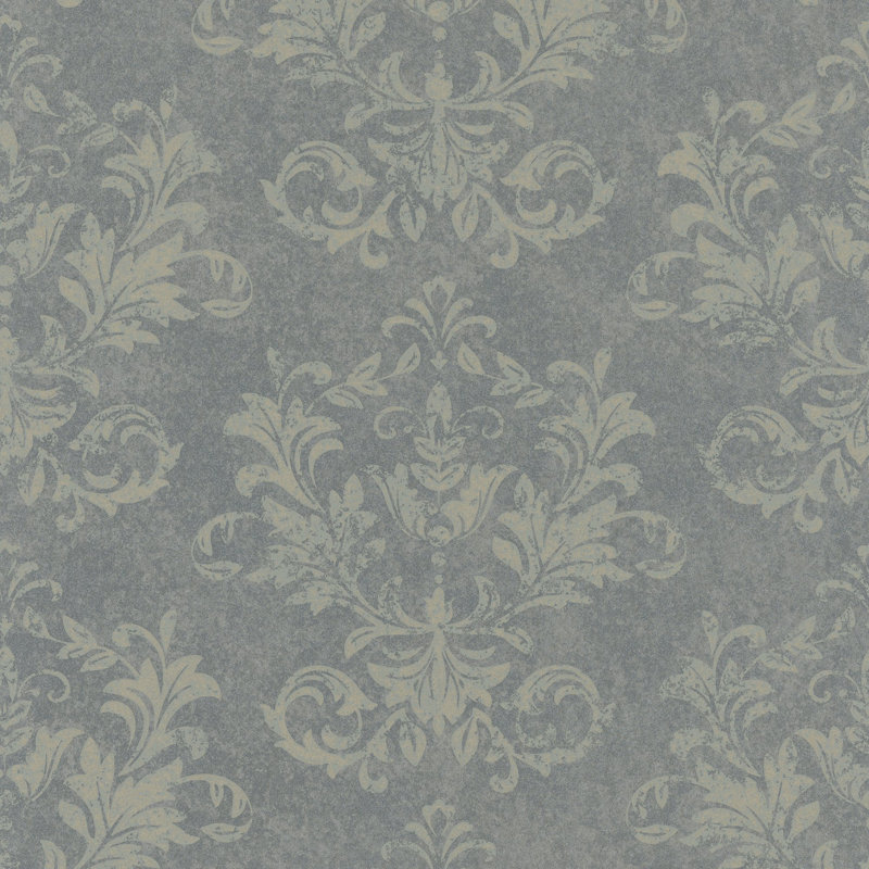 Hotel Damask Glitter Design Wallpaper Roll, Gold
