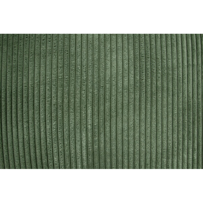 Canapé modulaire en velours côtelé avec méridienne de rangement Tuscania, Velours côtelé vert