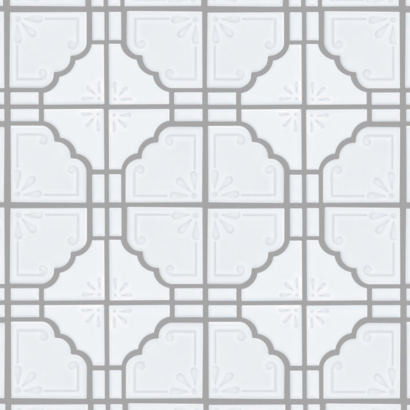 Hudson  Moonbeam Porcelain Random Mosaic Wall & Floor Tile