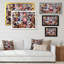 «Multi Red Exotic Animal Pattern», reproduction sur toile flottante-879274909-879274910