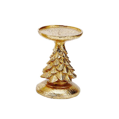 Arbre de Noël en bois, base de chandelier, résine européenne, décorations de table, centre de table, amical, fait à la main, bougie, ornement de fête