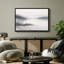 «Quiet Lakeside Shore with Misty Hills and Soft Reflections», art mural encadré-645910195-645910205