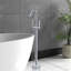 Robinet de baignoire monocommande à fixation au sol avec douche à main-50686032