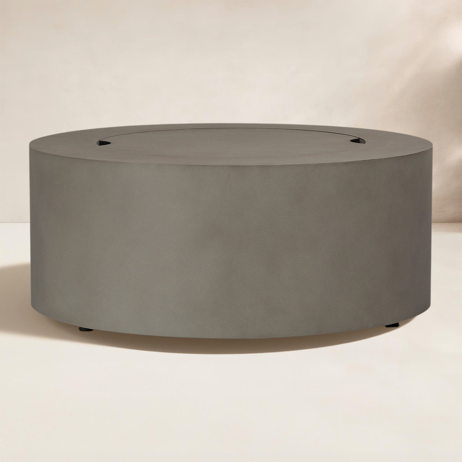 Aegean Outdoor Fire Table, Gray