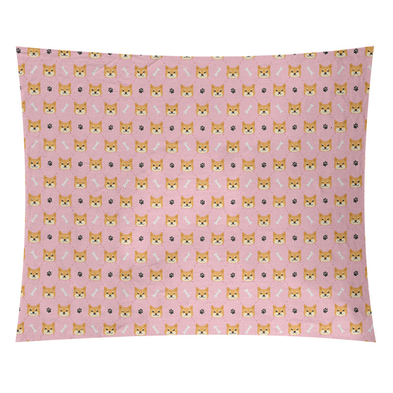 Shiba shiba par katelyn elizabeth tapisserie Avicia, H 91 po x l 107,5 po, Intérieur