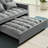 55'' Velvet Convertible Loveseat Sleeper Sofa with Adjustable Backrest, Pull-Out Bed and Pillows-98055980