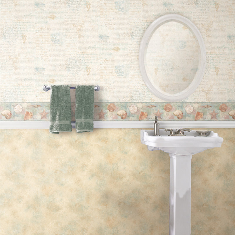 Papier peint à bordure embossée 3d 15 pi x 7,75 po Dorcia