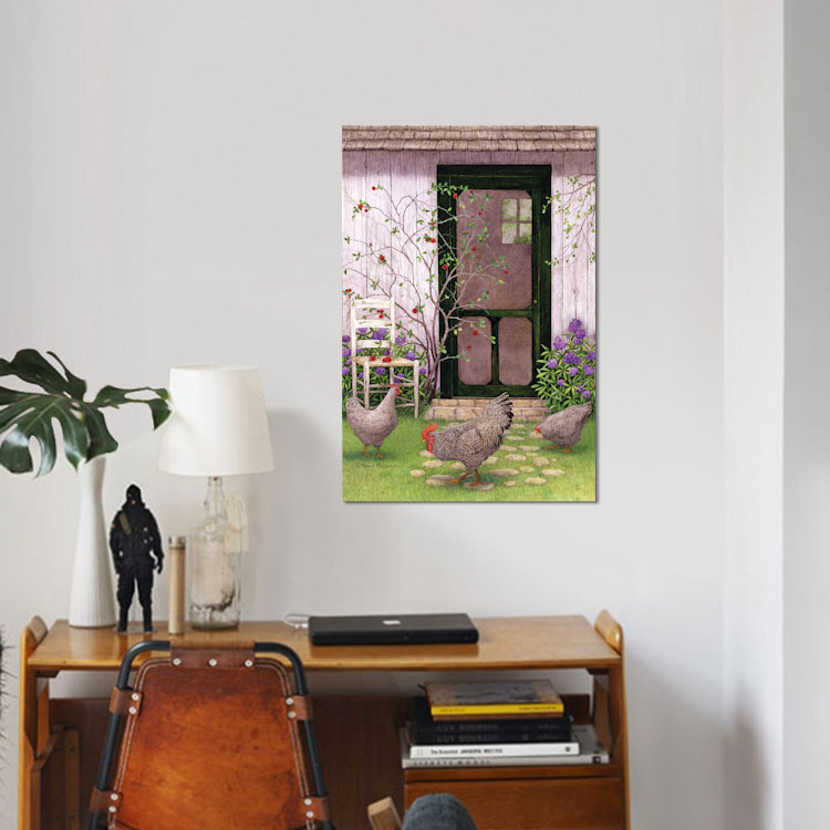 «Morning Patrol I», impression sur toile, H 18 po x l 12 po x P 1,5 po, Papier beaux-arts encadré noir, Pas de tapis
