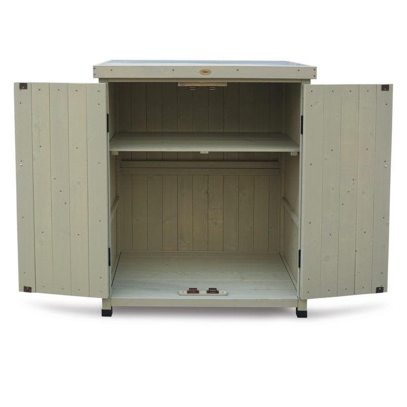 3 ft. W x 1 ft. D Solid Wood Tongue & Groove Flat Storage Shed