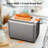 WHALL 2-Slice Stainless Steel Touch Screen Toaster with Digital Timer, 6 Settings & Extra Wide Slot