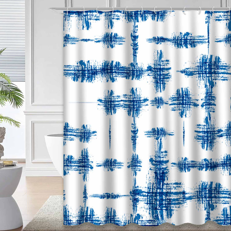 Rideau de douche Tie Dye Batik, L 72 po x l 78 po