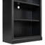 Bibliothèque moderne 5 avec DEL, bois massif, tablettes réglables, noir pour rangement de bureau à effacer, bureau en bois, tableau, stylo