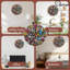 Horloge sur fond texturé abstrait