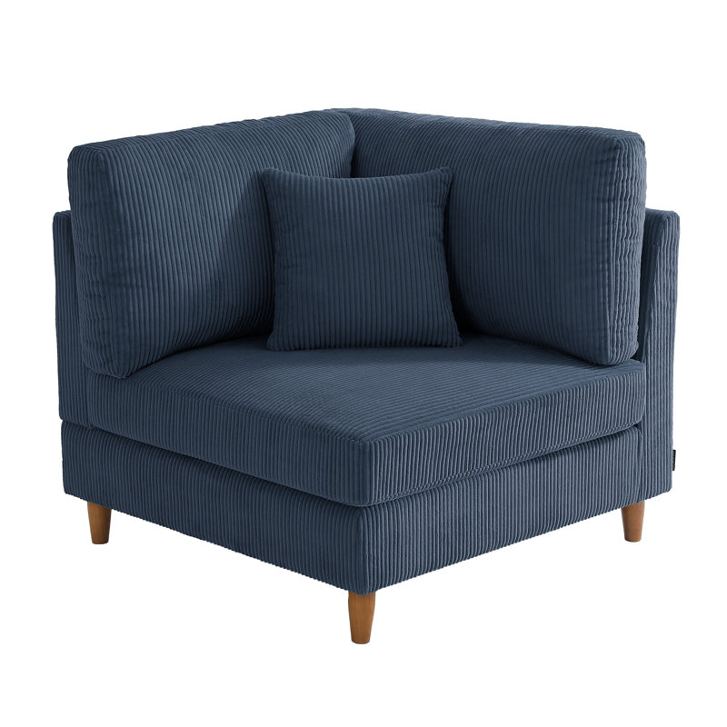 Upholstered Accent Chair, Navy