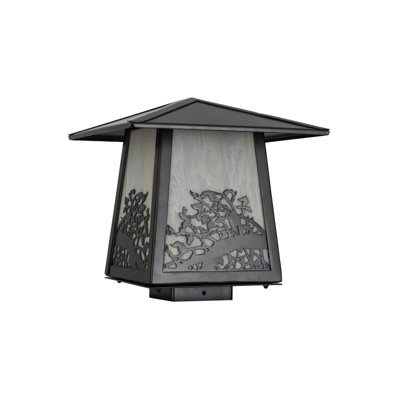 Rustic Lodge Pier Mount Light