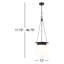 Luminaire suspendu unique à 1 lumière Zella-234706499-234706498-234706525