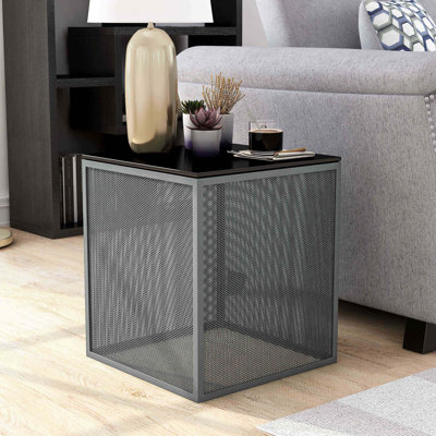 Table de bout en verre