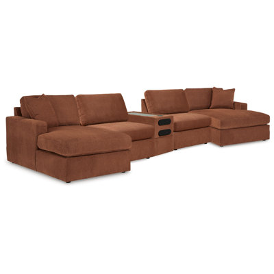 Modmax 5 Piece Sectional With Audio Console