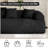 90.5'' Wide Modern Curved Sofa Compression Couch-197086684-170315361