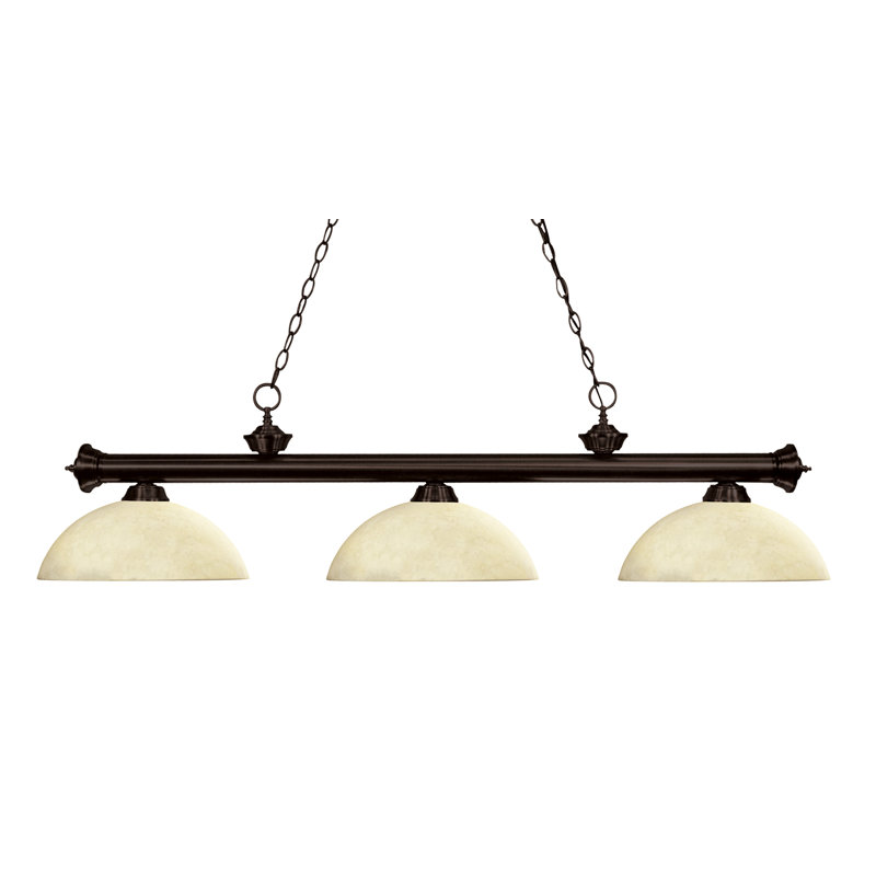 Chevelle 3 - Light Kitchen Island Pendant, Golden Mottle