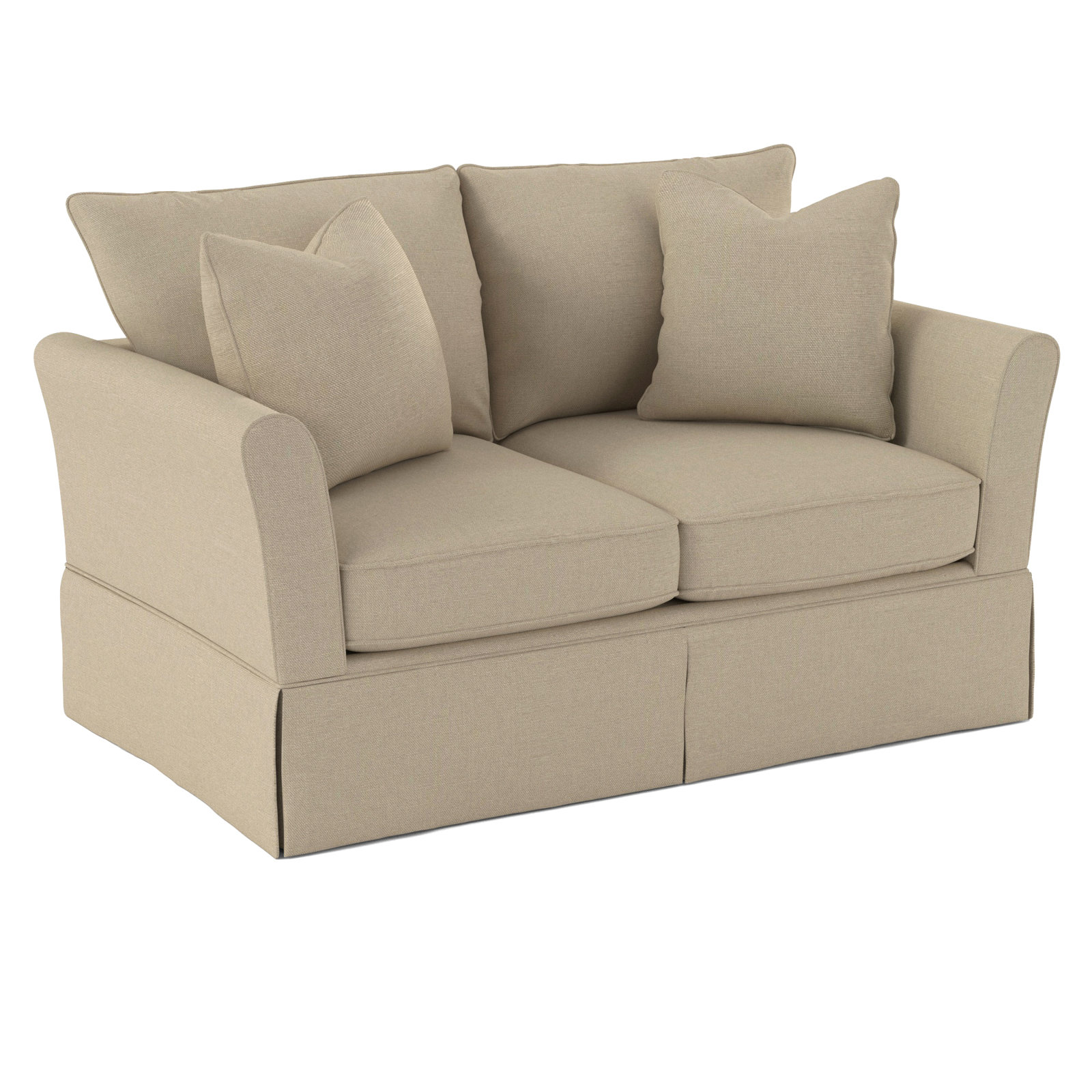 Shelby 60'' Upholstered Sofa, Bayou Stone Canvas