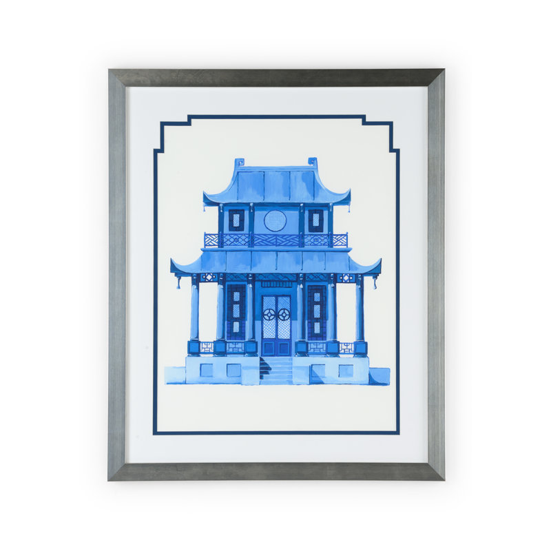 Chinese Pagoda - Picture Frame Print