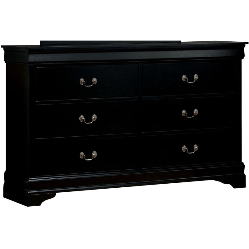 Commode double 6 tiroirs l 56 po Gravois