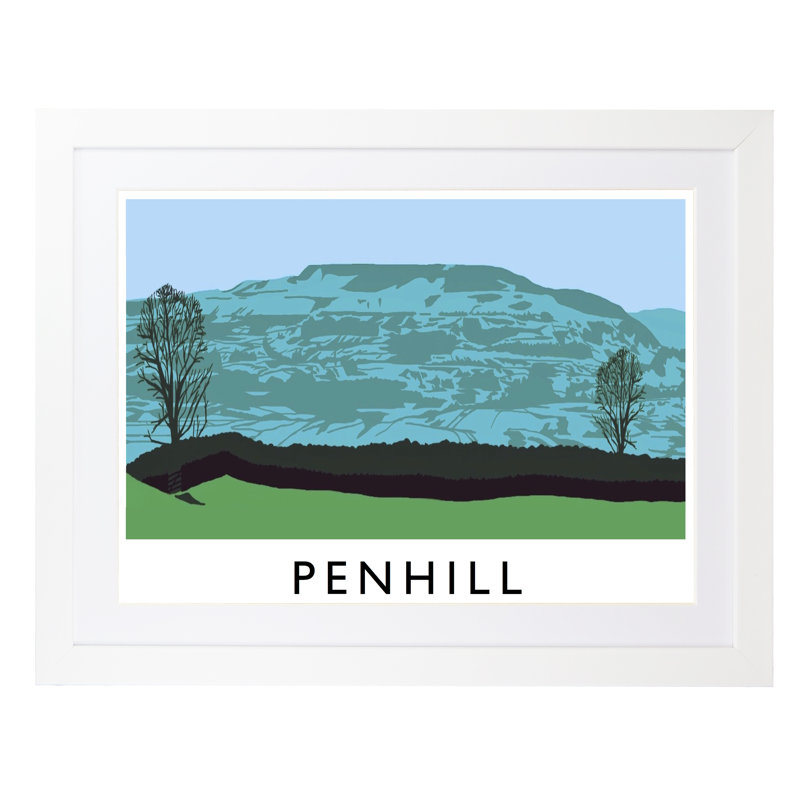 Richard O'Neil - Print, White Wood Frame, 44 cm H x 54 cm W x 2.2 cm D