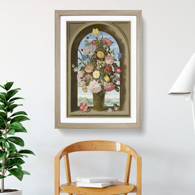 Still Life with Flowers Vol.4 by Ambrosius Bosschaert - Picture Frame Painting