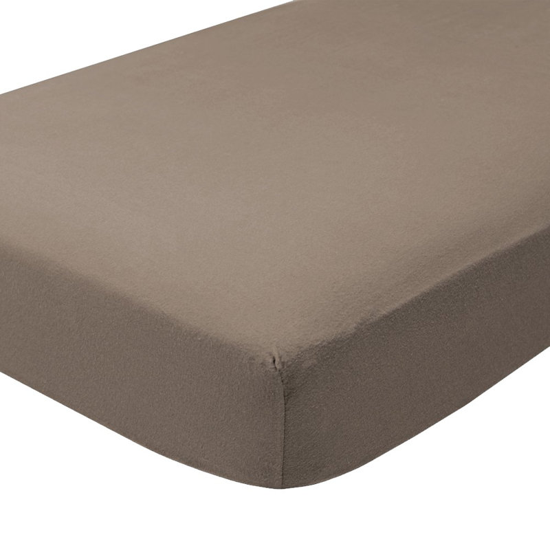 Drap-housse 100% flanelle 300 fils 300 fils, Drap-housse grand, Bleu