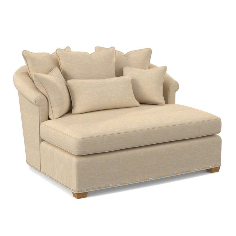 Méridienne Josephine, Ambre, Mélange de polyester UV-Rollo