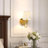 11''(H) Tradictional Armed Wall Sconce Hardwired Wall Lamp With Fabric Empire Shade