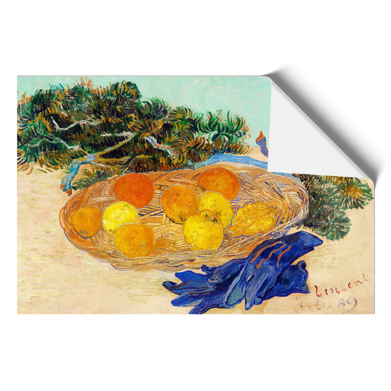 Oranges and Lemons by Vincent van Gogh - Frameless Print, 30cm H x 42cm W x 0.1cm D