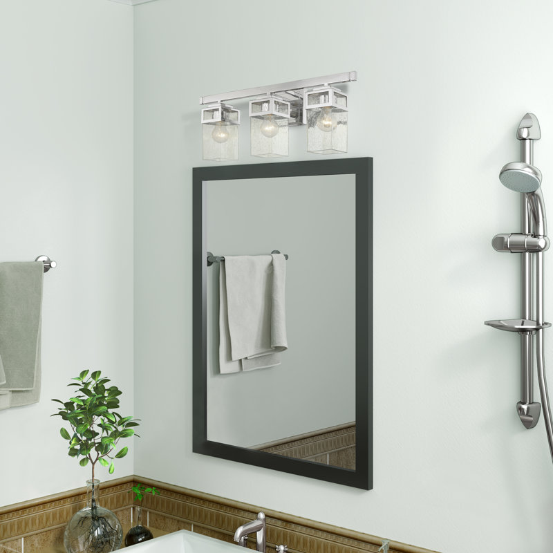 Éclairage de salle de bain à intensité variable 3 lumières Nailwell, Chrome poli